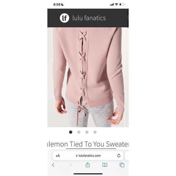 Lululemon tied to you sweater - Picture 5 of 10